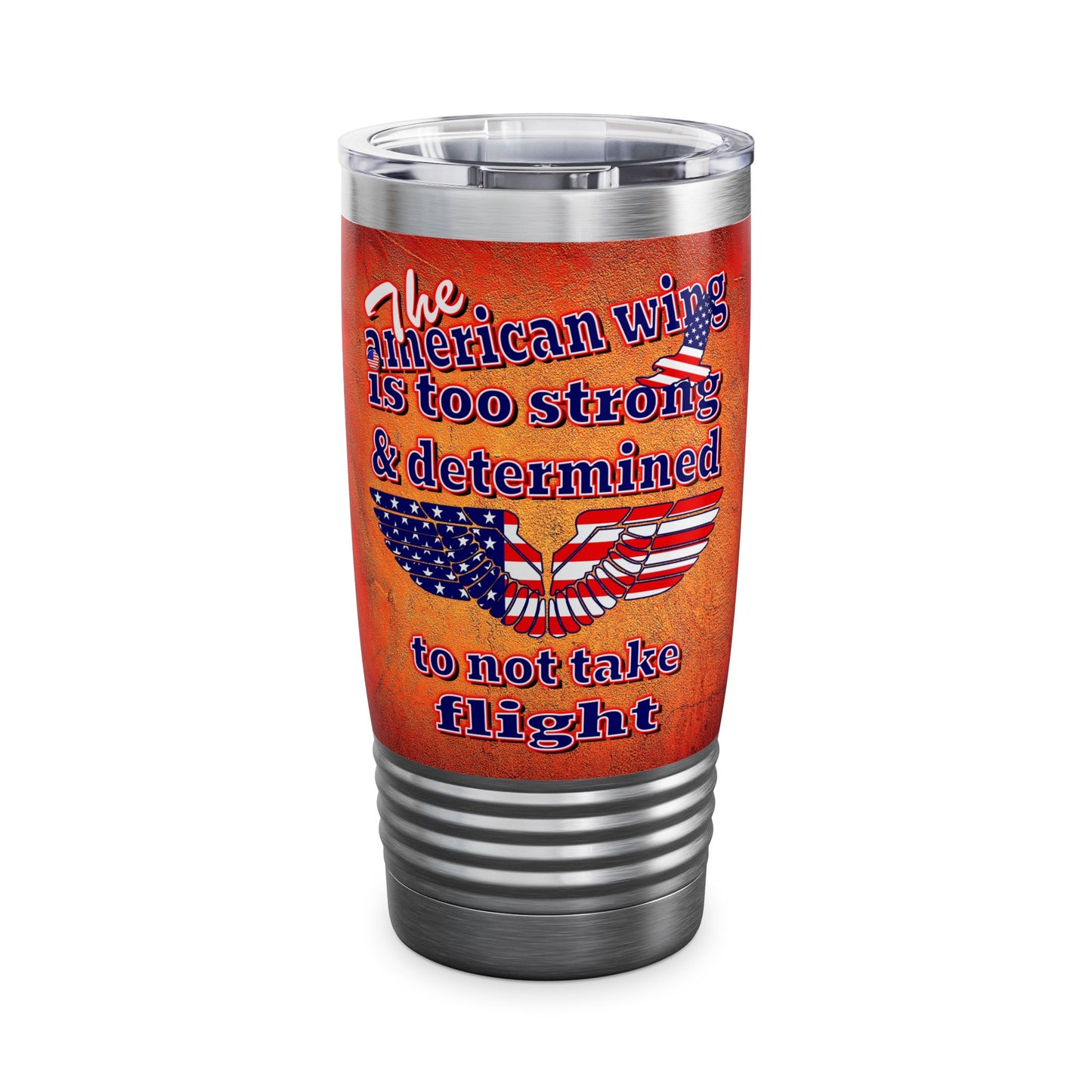 american wing - Ringneck Tumbler, 20oz (burnt orange)