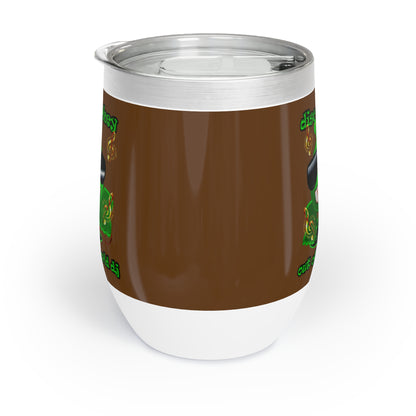 disc jockey - Chill Wine Tumbler (brown)