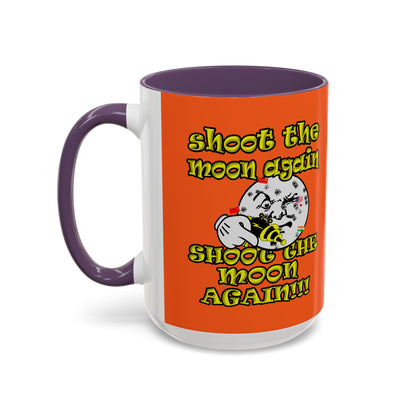 shoot the moon again - Accent Mug (orange)
