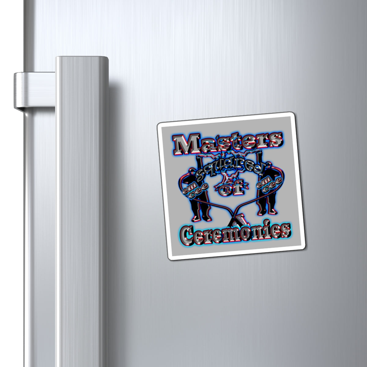 em cee squared - Magnets - (light grey)