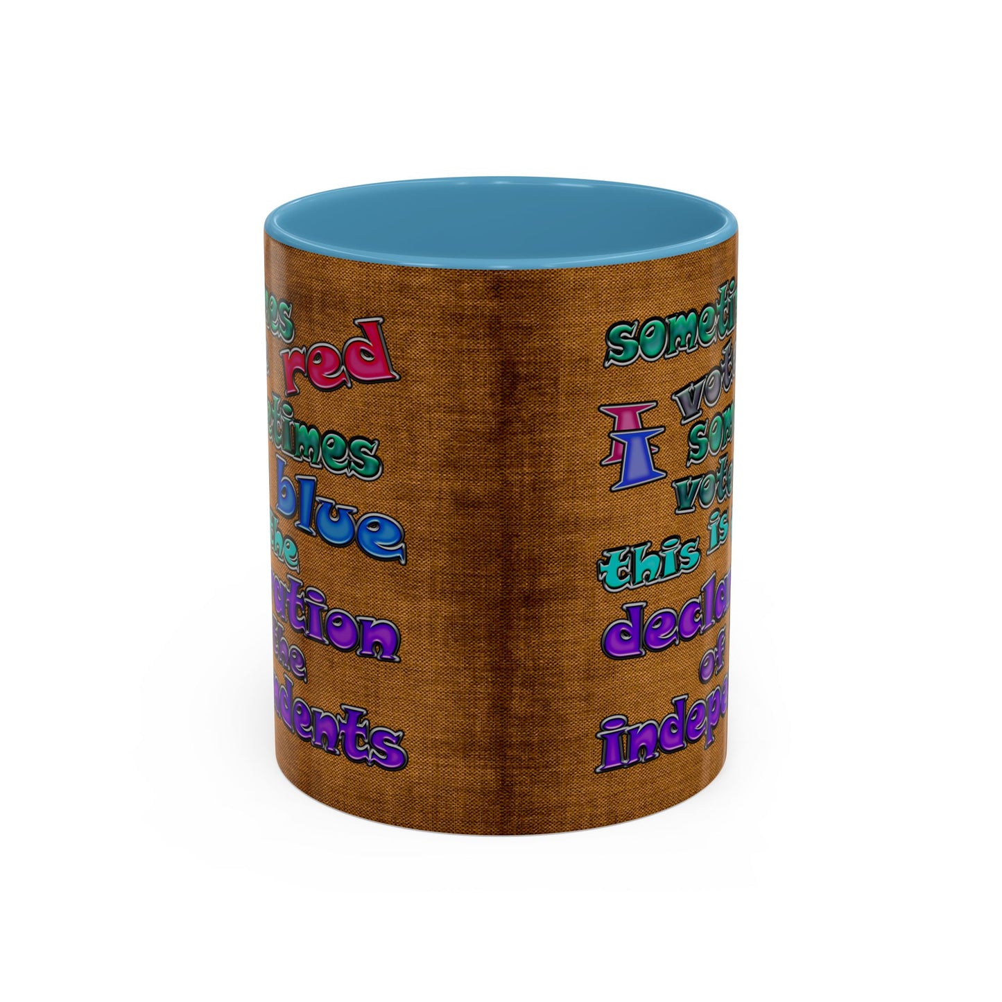 declaration of the independents - Accent Mug (brown papyrus)