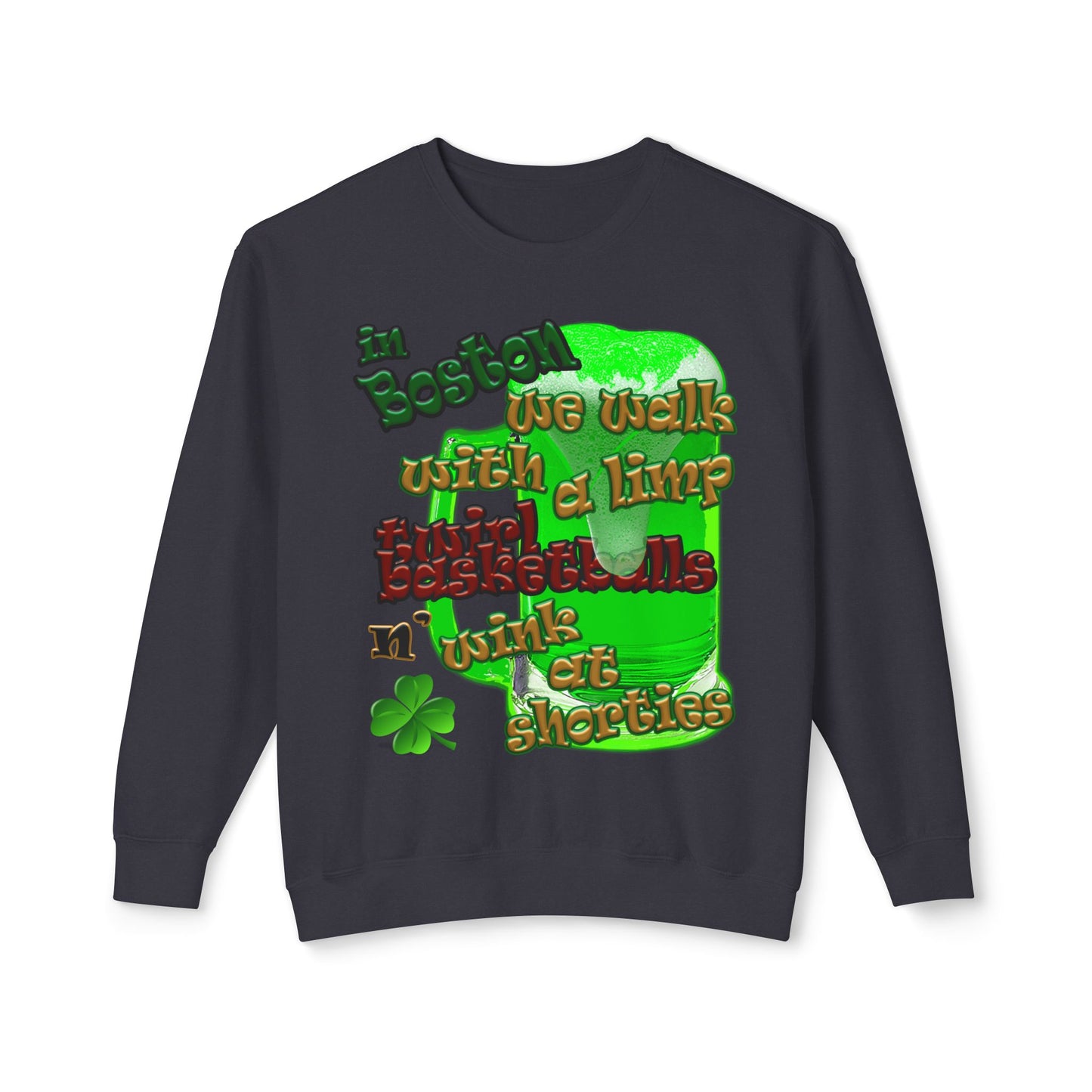 celtics logo - Unisex Lightweight Crewneck Sweatshirt
