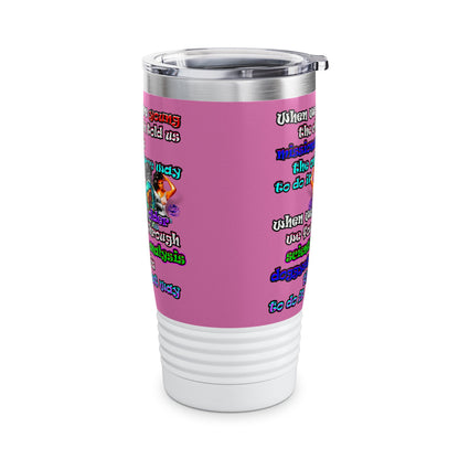 doggystyle - Ringneck Tumbler, 20oz (light pink)