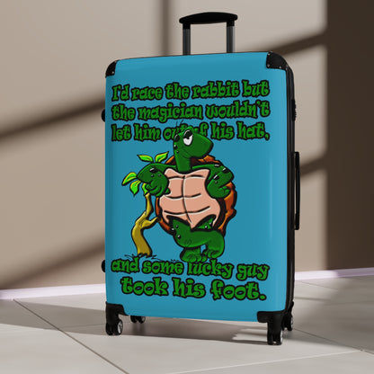 turtle race - Suitcase (turquoise)