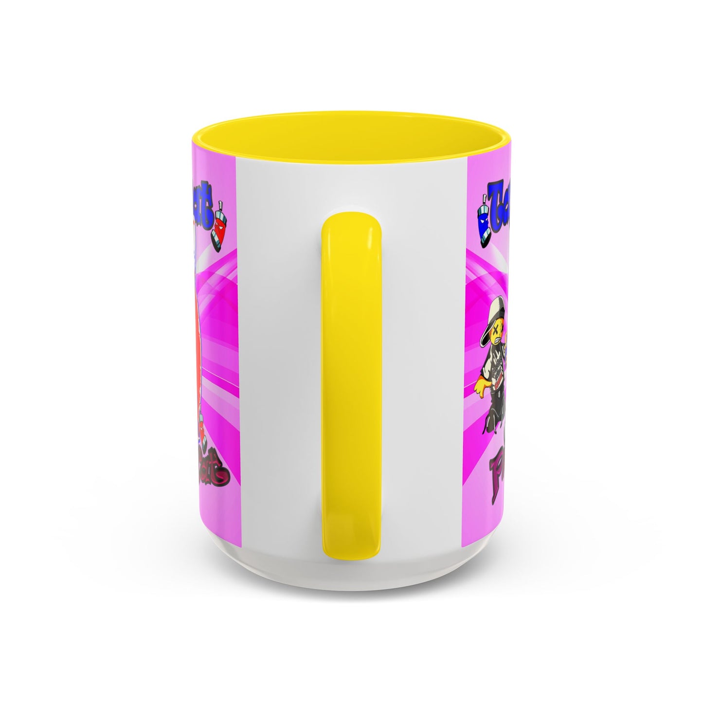 tag that - Accent Mug (light blue-pink wave)