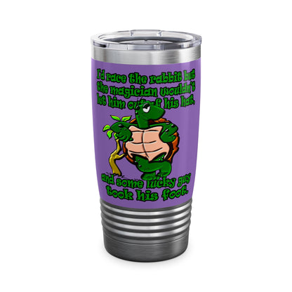 turtle race - Ringneck Tumbler, 20oz (light purple)