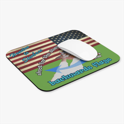 shoot for the stars - Mouse Pad (Rectangle) - (green)