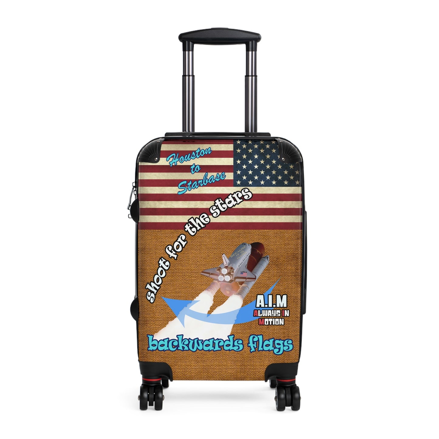shoot for the stars - Suitcase (brown papyrus)