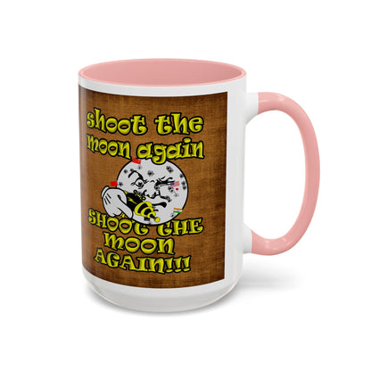 shoot the moon again - Accent Mug (brown papyrus)