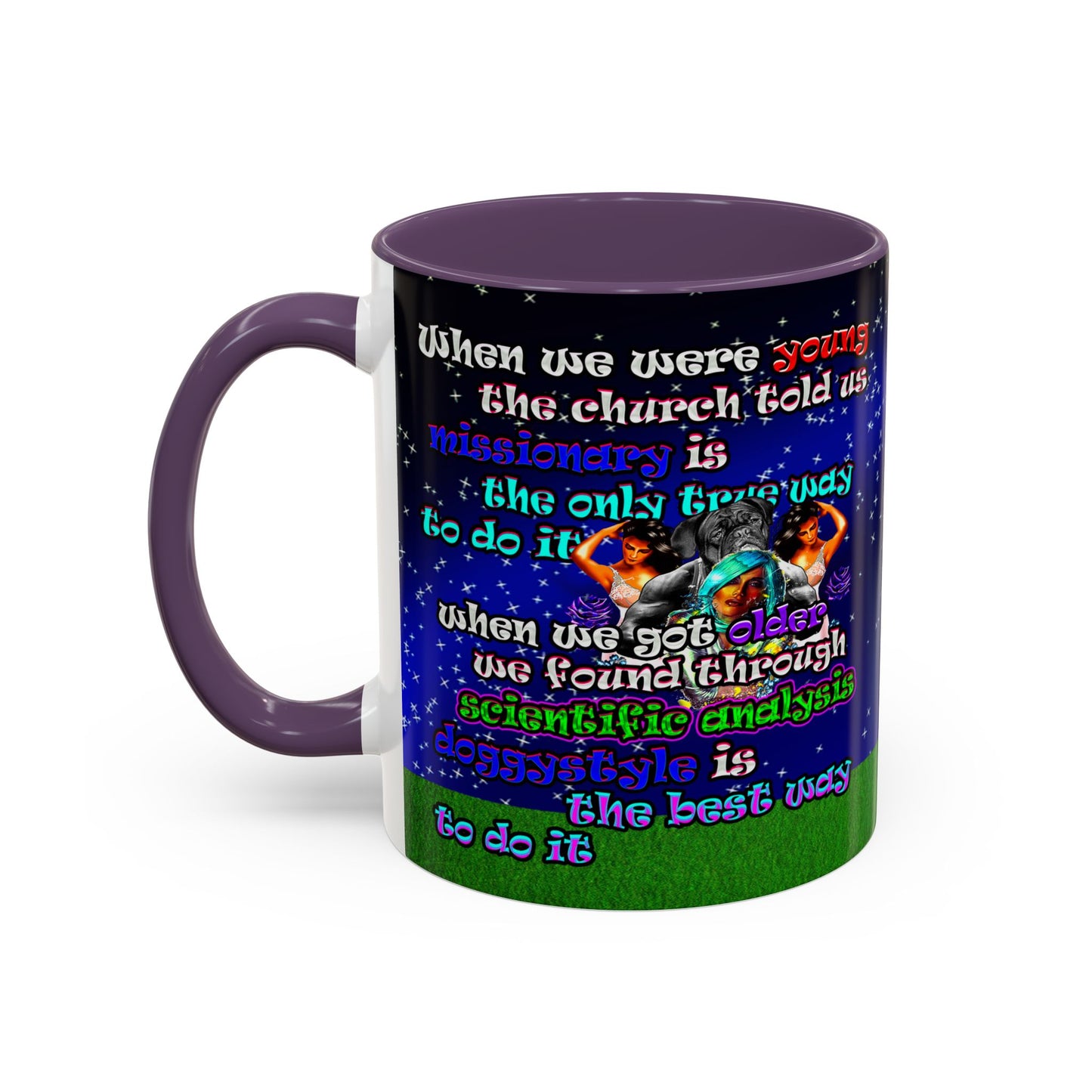 doggystyle - Accent Mug ('snoops' background)