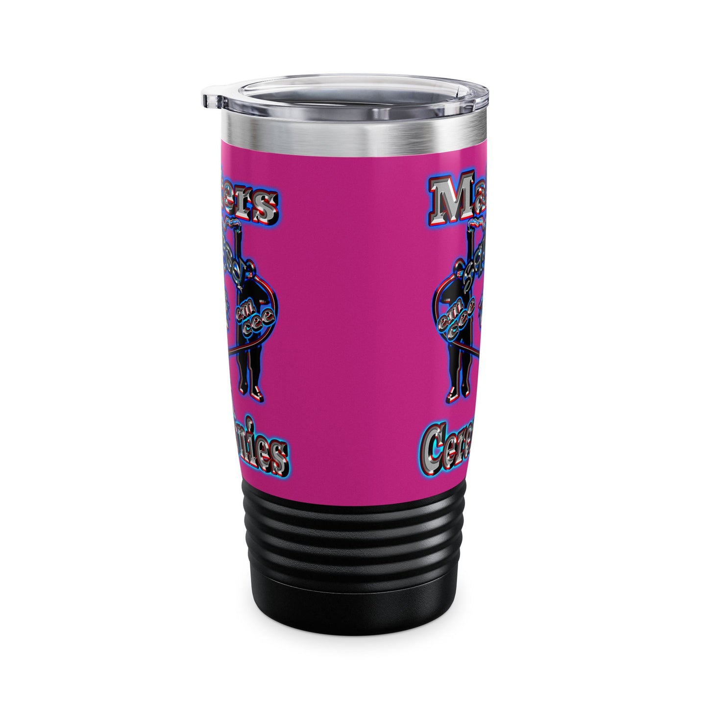 em cee squared - Ringneck Tumbler, 20oz (pink)