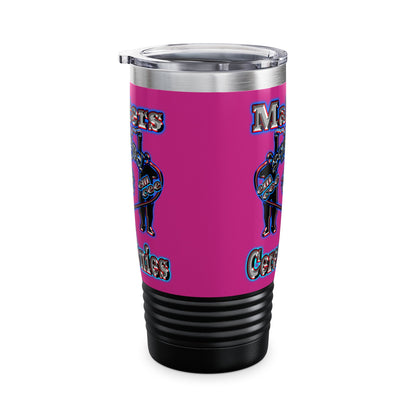 em cee squared - Ringneck Tumbler, 20oz (pink)