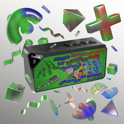 drop the beat - Jabba Bluetooth Speaker (green turf)
