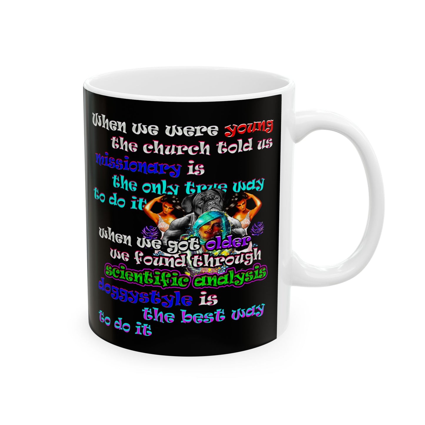 doggystyle - White Mug (black)