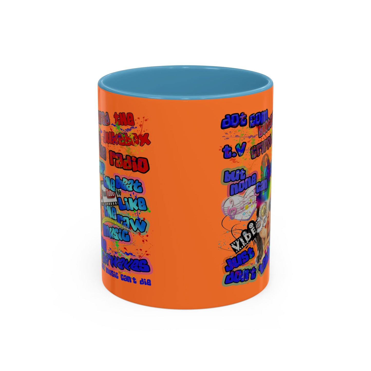 drop the beat - Accent Mug (crusta)