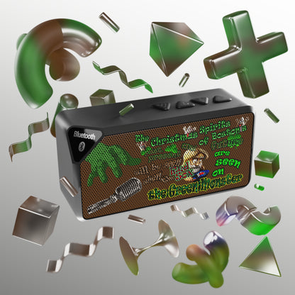 christmas spirits of boston - Jabba Bluetooth Speaker (brown)
