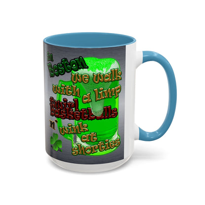 celtics logo - Accent Mug (brushed nickel)