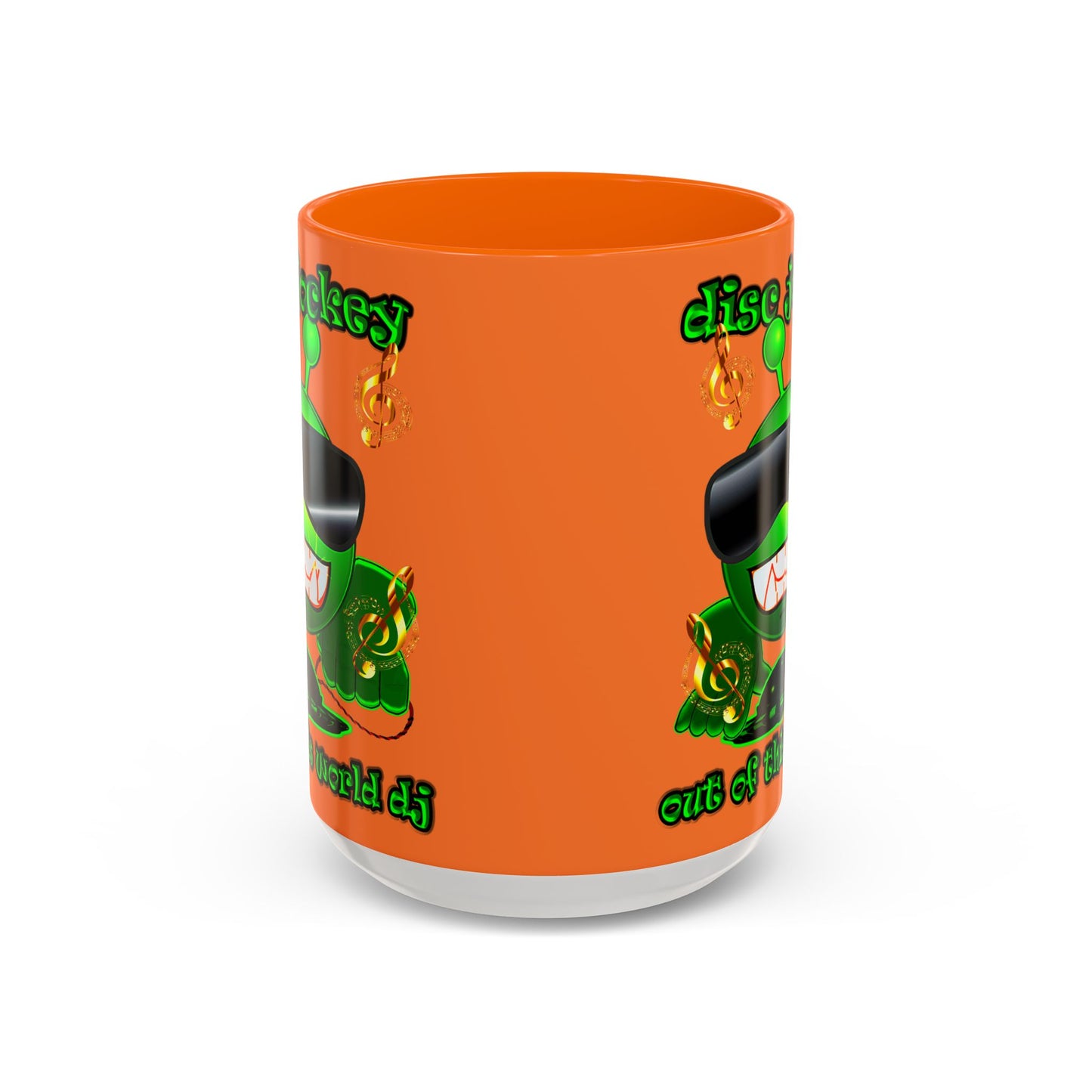disc jockey - Accent Mug (crusta)