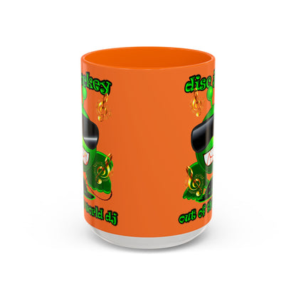 disc jockey - Accent Mug (crusta)