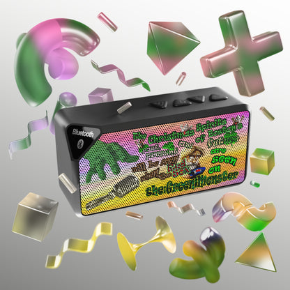 christmas spirits of boston - Jabba Bluetooth Speaker (color blur)