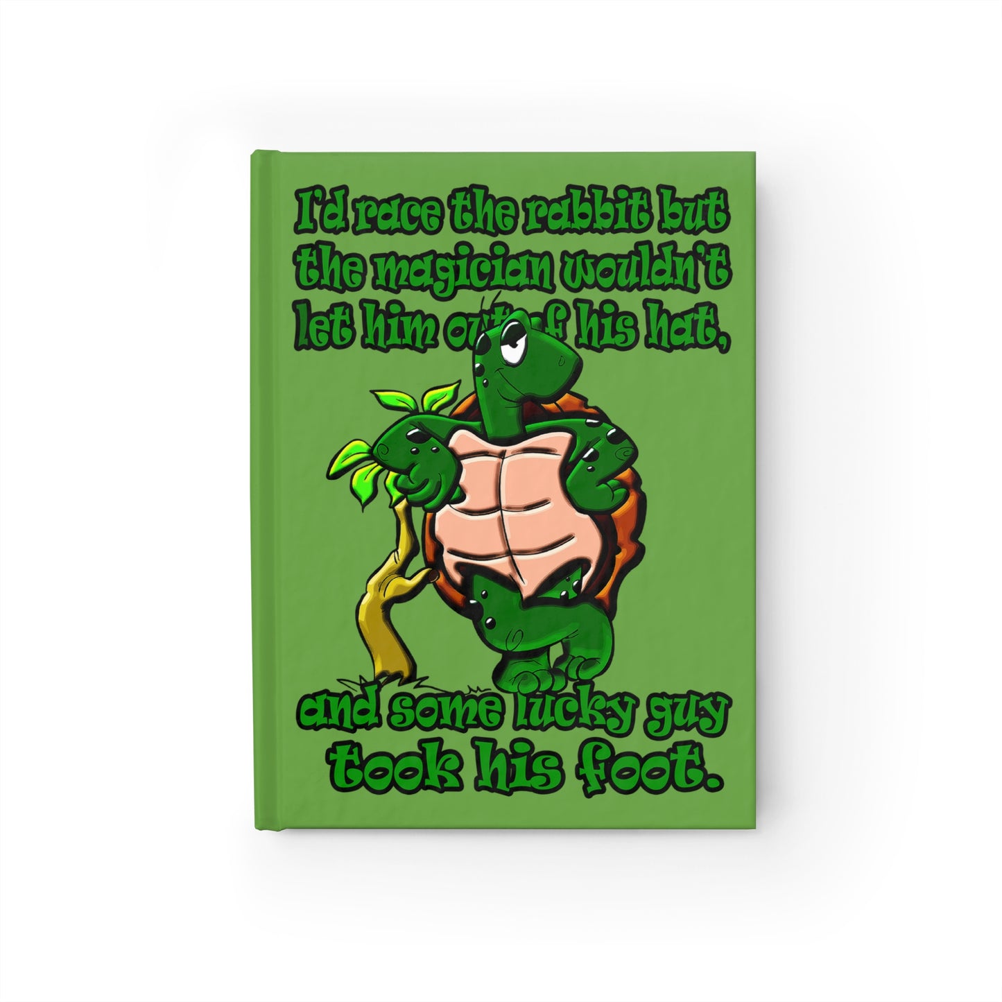 turtle race - journal-blank (green)