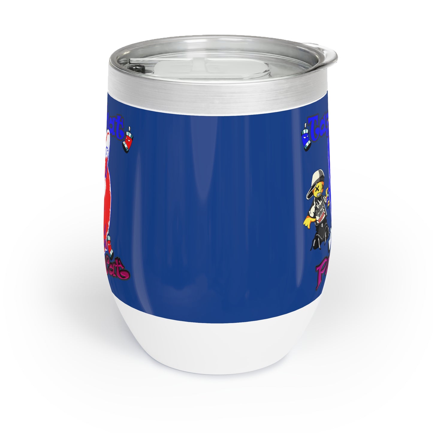 tag that - Chill Wine Tumbler (dark blue)