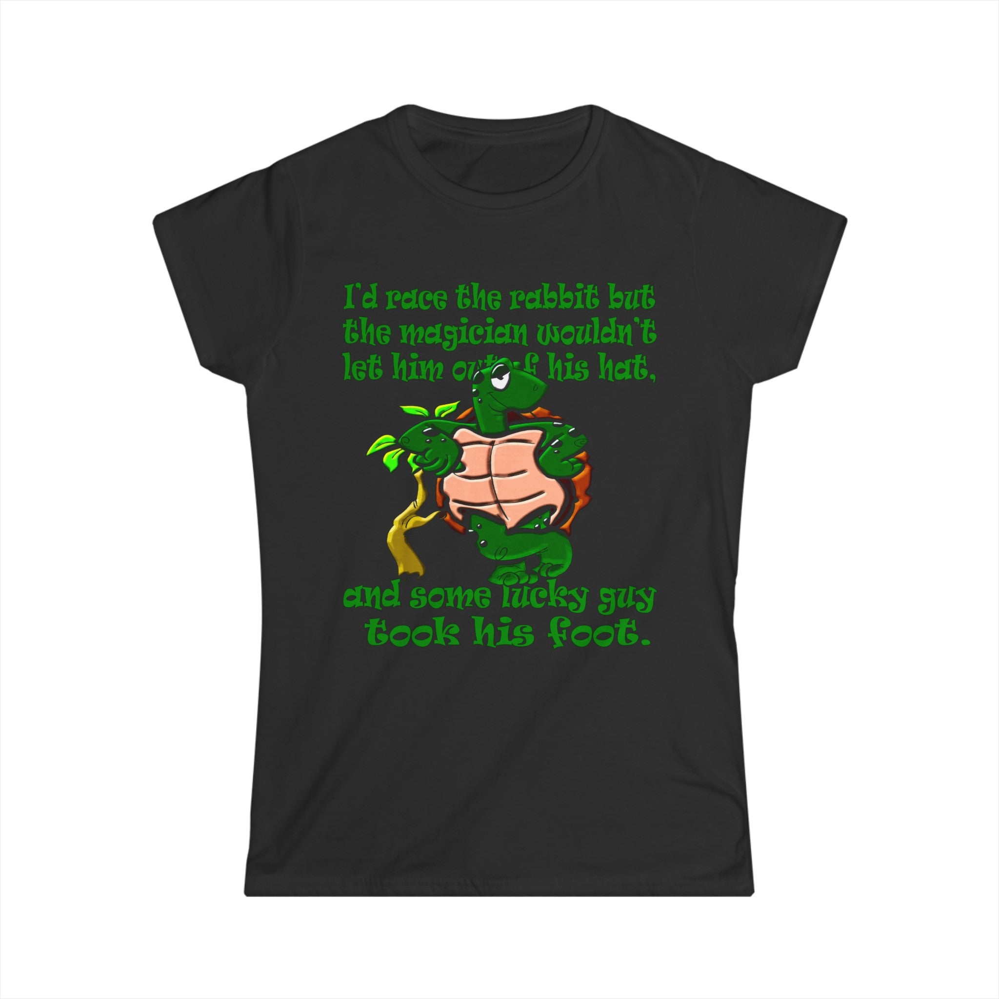 turtle race - Women's Softstyle Tee