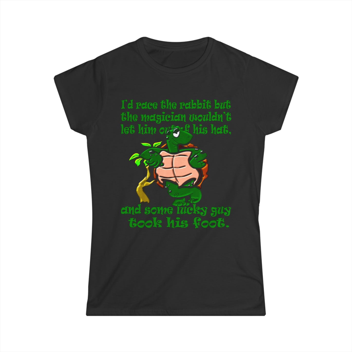 turtle race - Women's Softstyle Tee