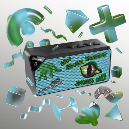 green monster - Jabba Bluetooth Speaker (faded blue)