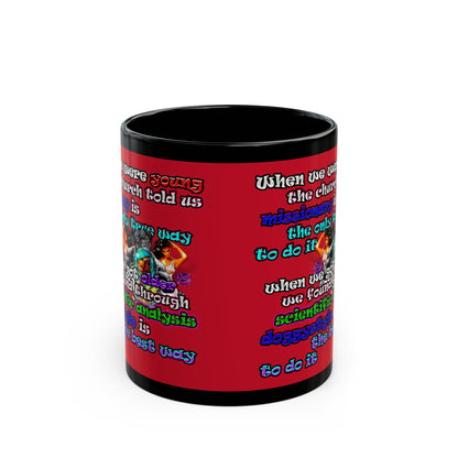 doggystyle - Black Mug (dark red)