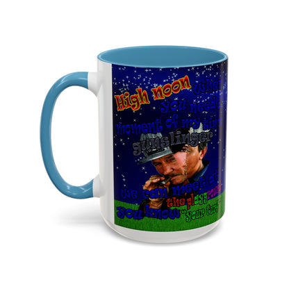 high noon - Accent Mug ('snoops' background)