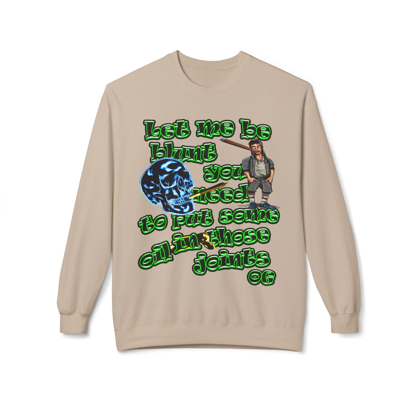 og - Unisex Midweight Softstyle Fleece Crewneck Sweatshirt