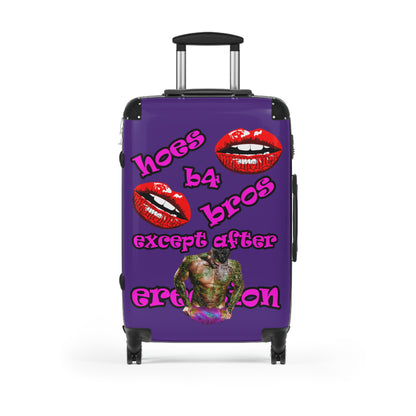 hoes b4 bros - Suitcase (purple)