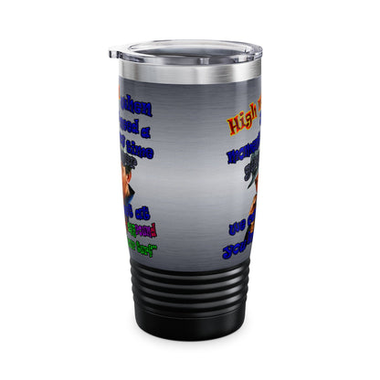high noon - Ringneck Tumbler, 20oz (brushed nickel)
