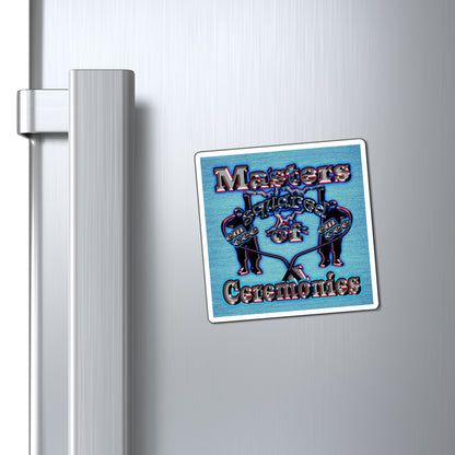 em cee squared - Magnets - (faded blue)