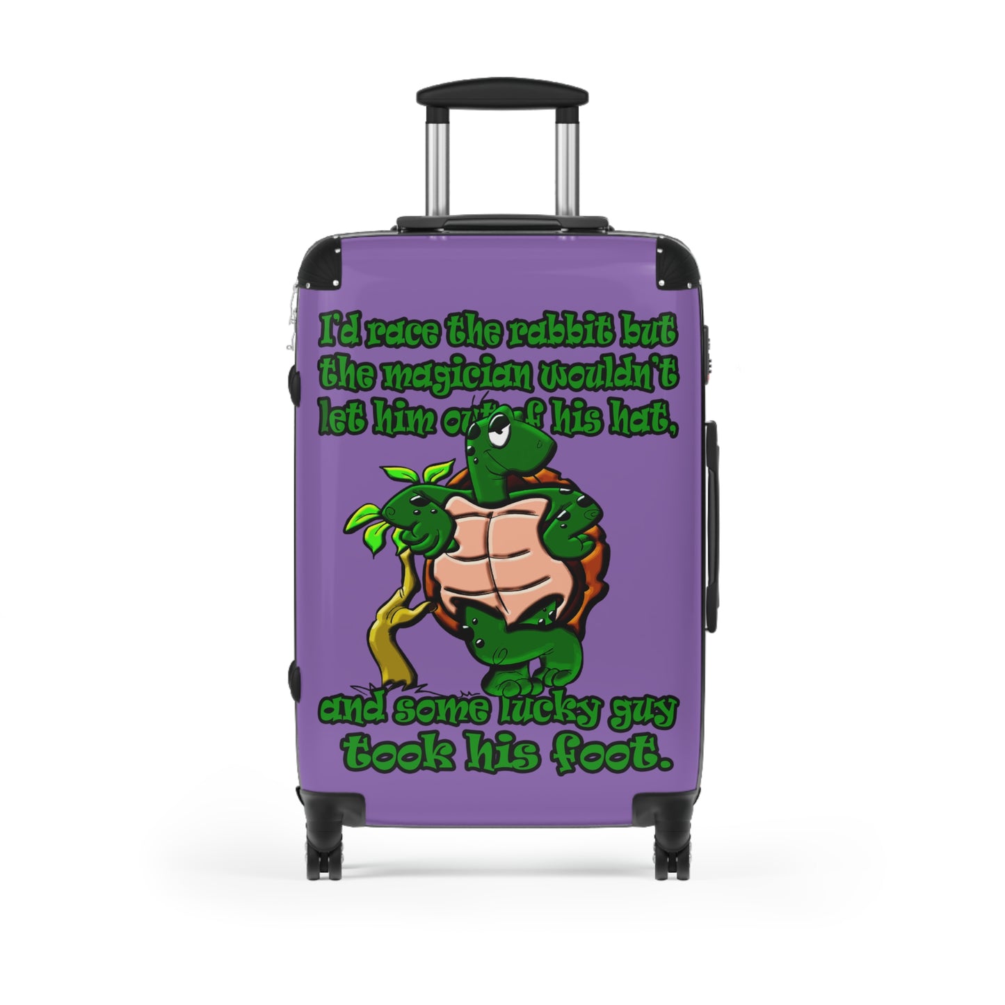turtle race - Suitcase (light purple)