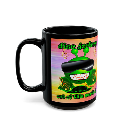 disc jockey - Black Mug (color blur)
