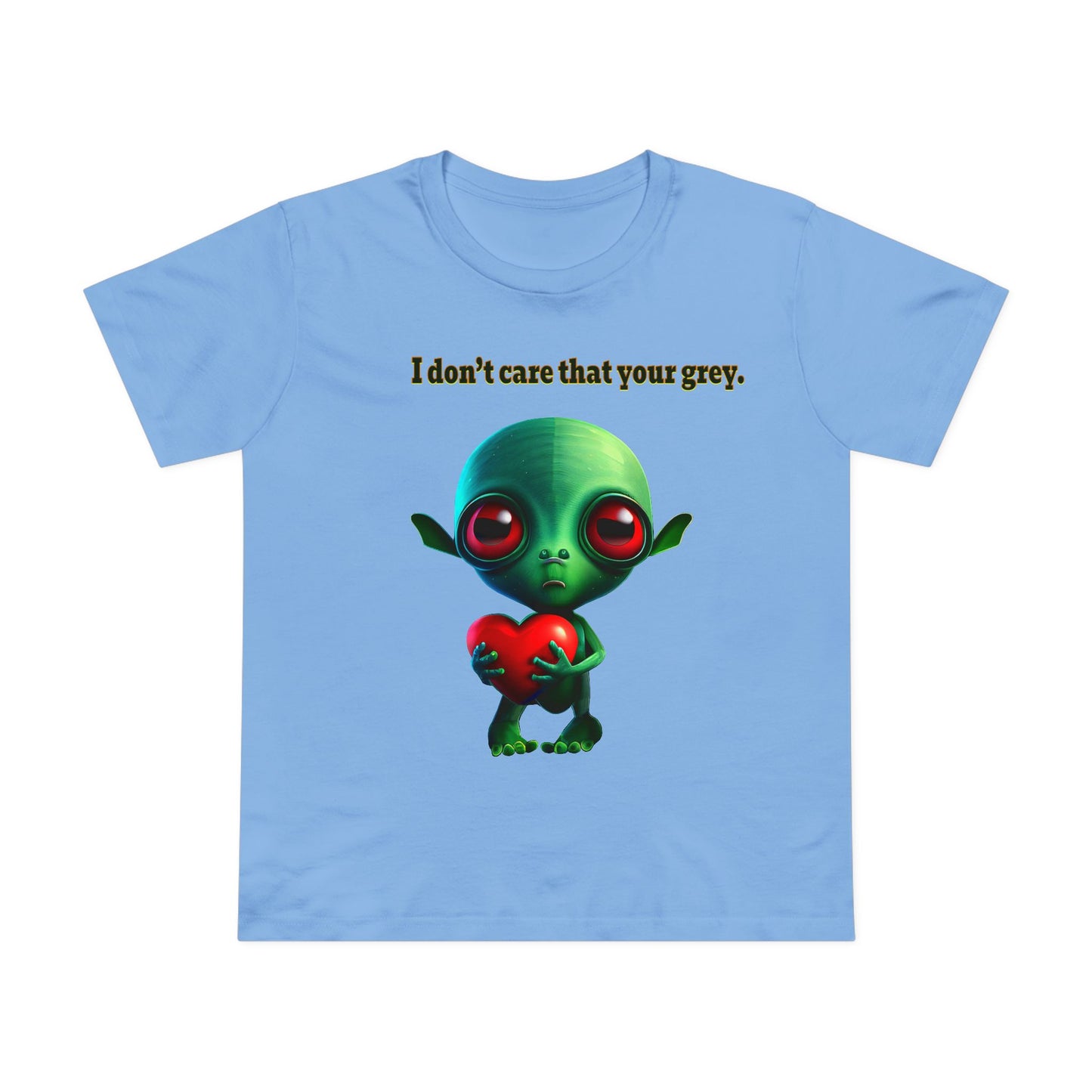 I don't care that your grey - Women’s Maple Tee