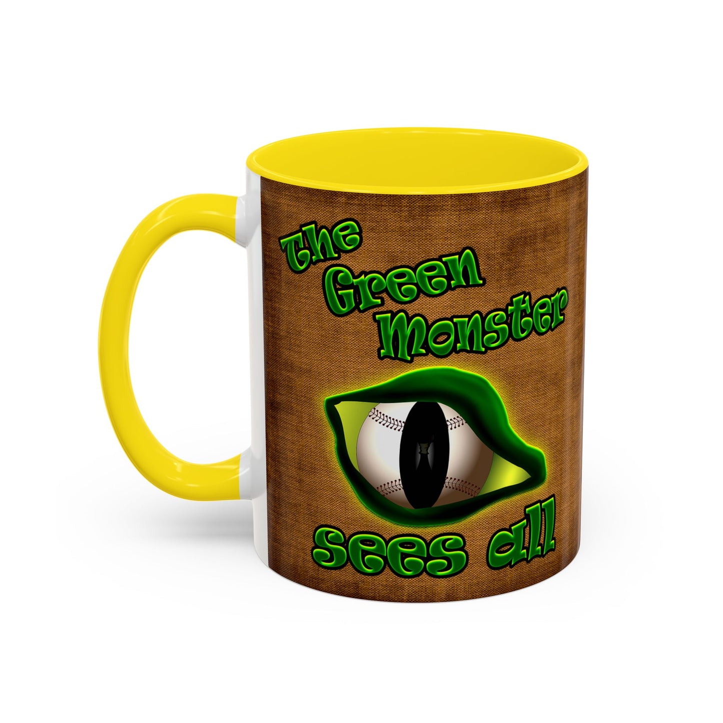 green monster - Accent Mug (brown papyrus)