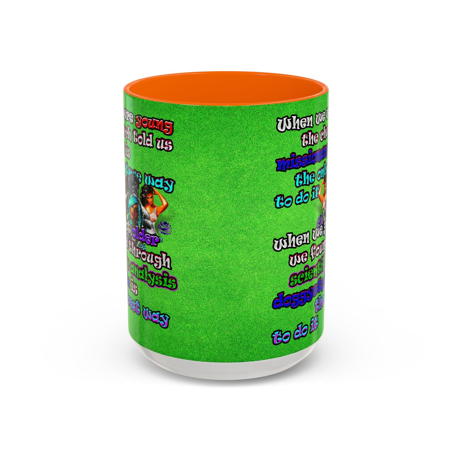 doggystyle - Accent Mug (green turf)