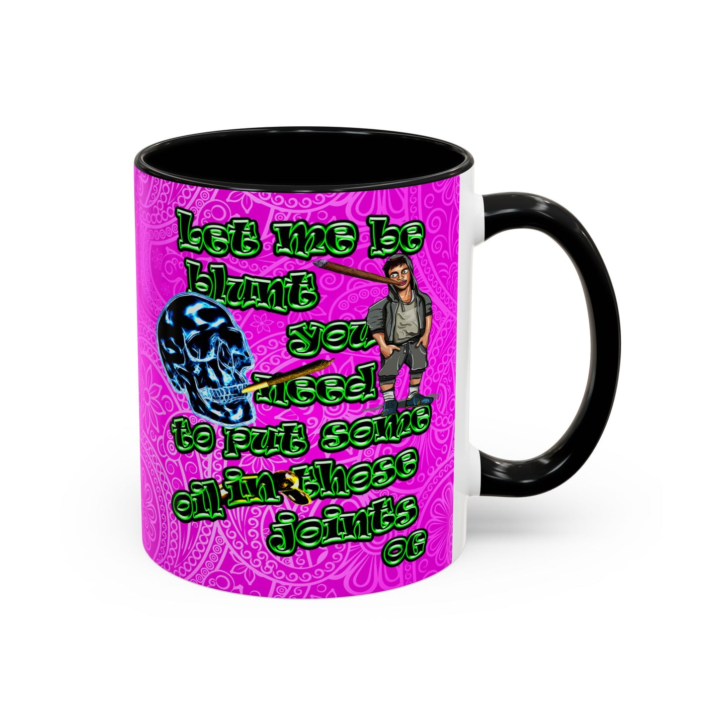 og - Accent Mug (pink swirl)
