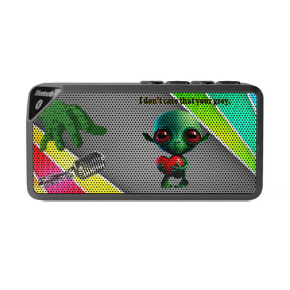 I don't care that your grey - Jabba Bluetooth Speaker (rainbow split)