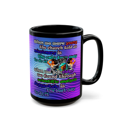 doggystyle - Black Mug (purple wave)