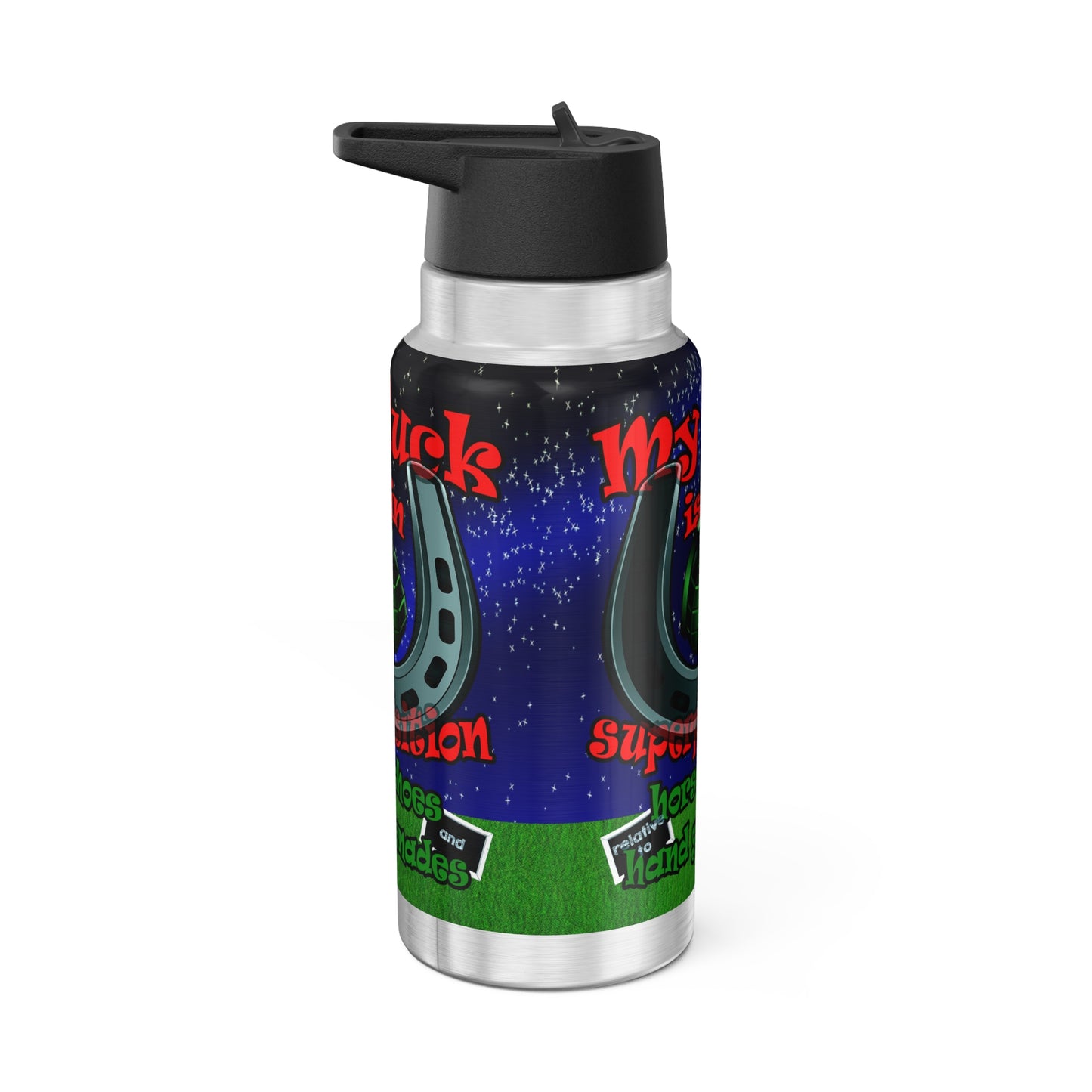 my luck - Gator Tumbler, 32oz  ('snoops' background)