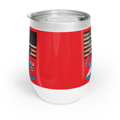 shoot for the stars - Chill Wine Tumbler (red)