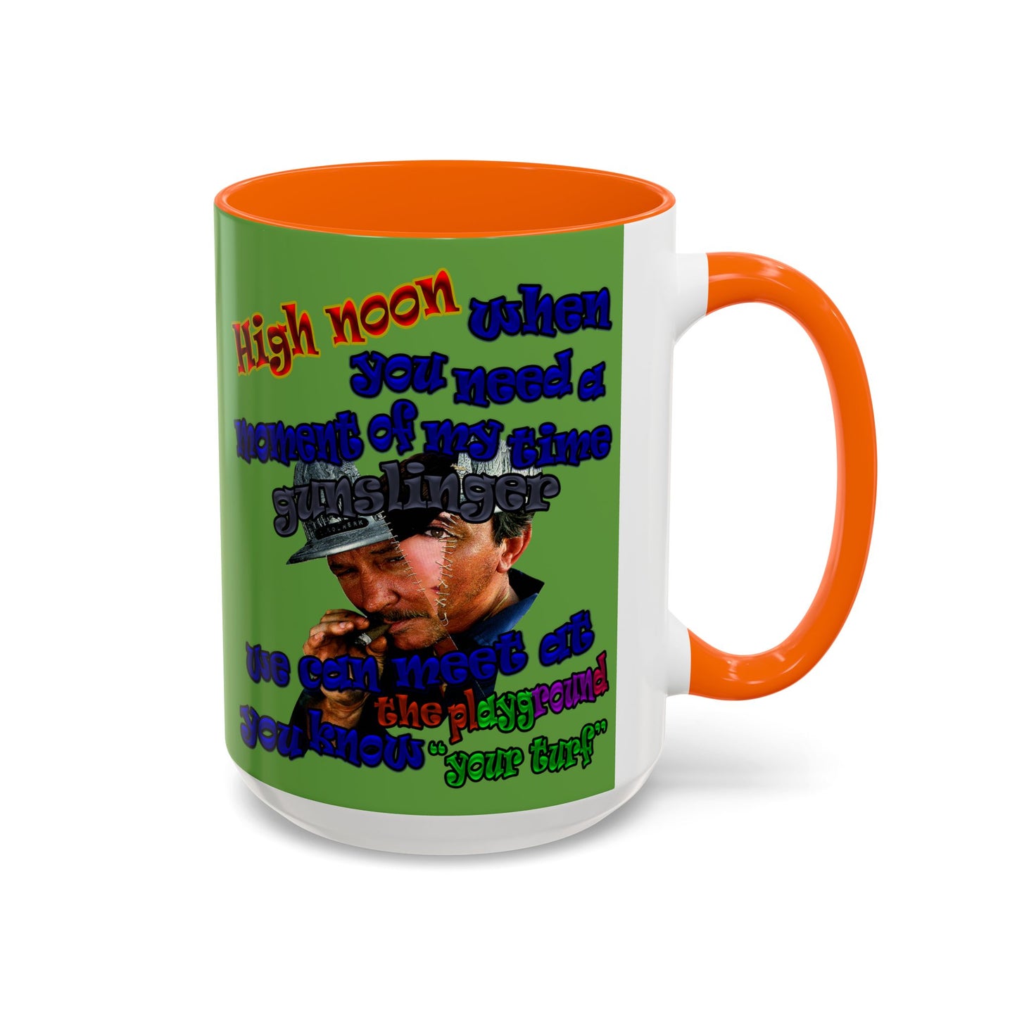 high noon - Accent Mug (green)