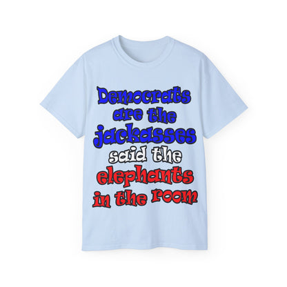 donkeys and elephants - Unisex Ultra Cotton Tee