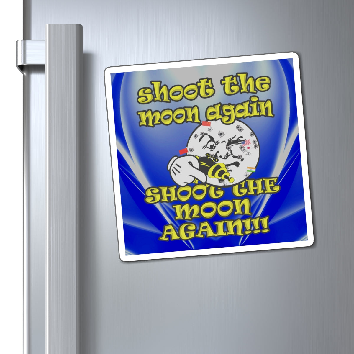 shoot the moon again - Magnets - (blue-white wave)