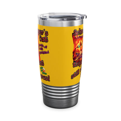 schrodinger's cat - Ringneck Tumbler, 20oz (yellow)