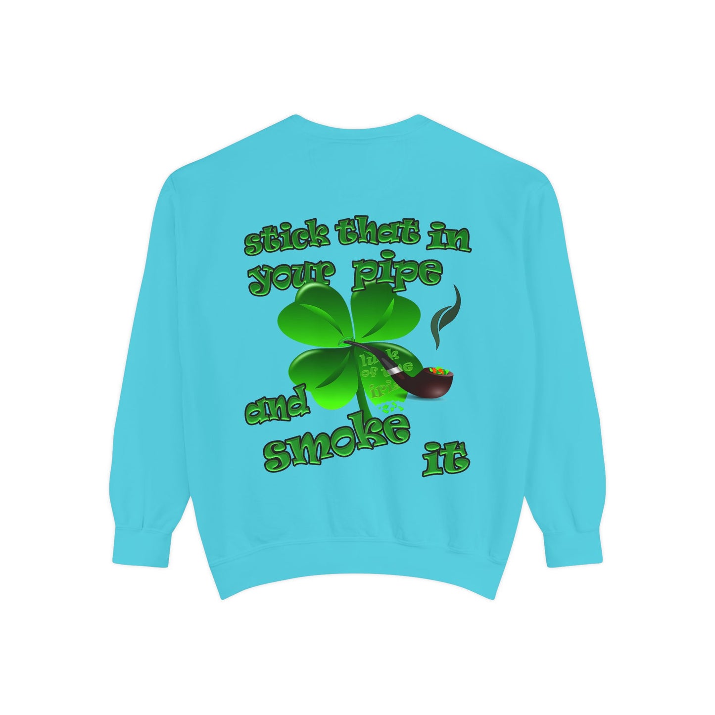 celtics logo - Unisex Garment-Dyed Sweatshirt